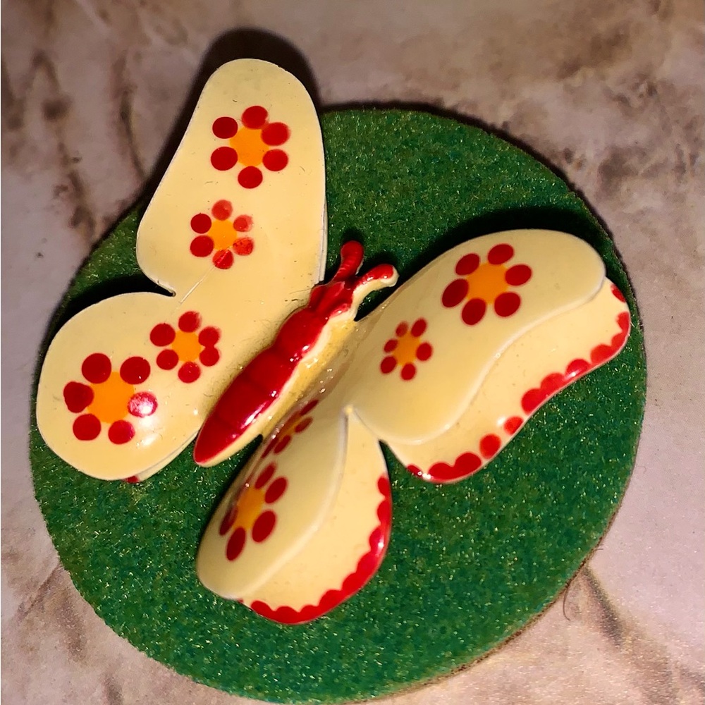 Vintage Butterfly Pin Made in Germany